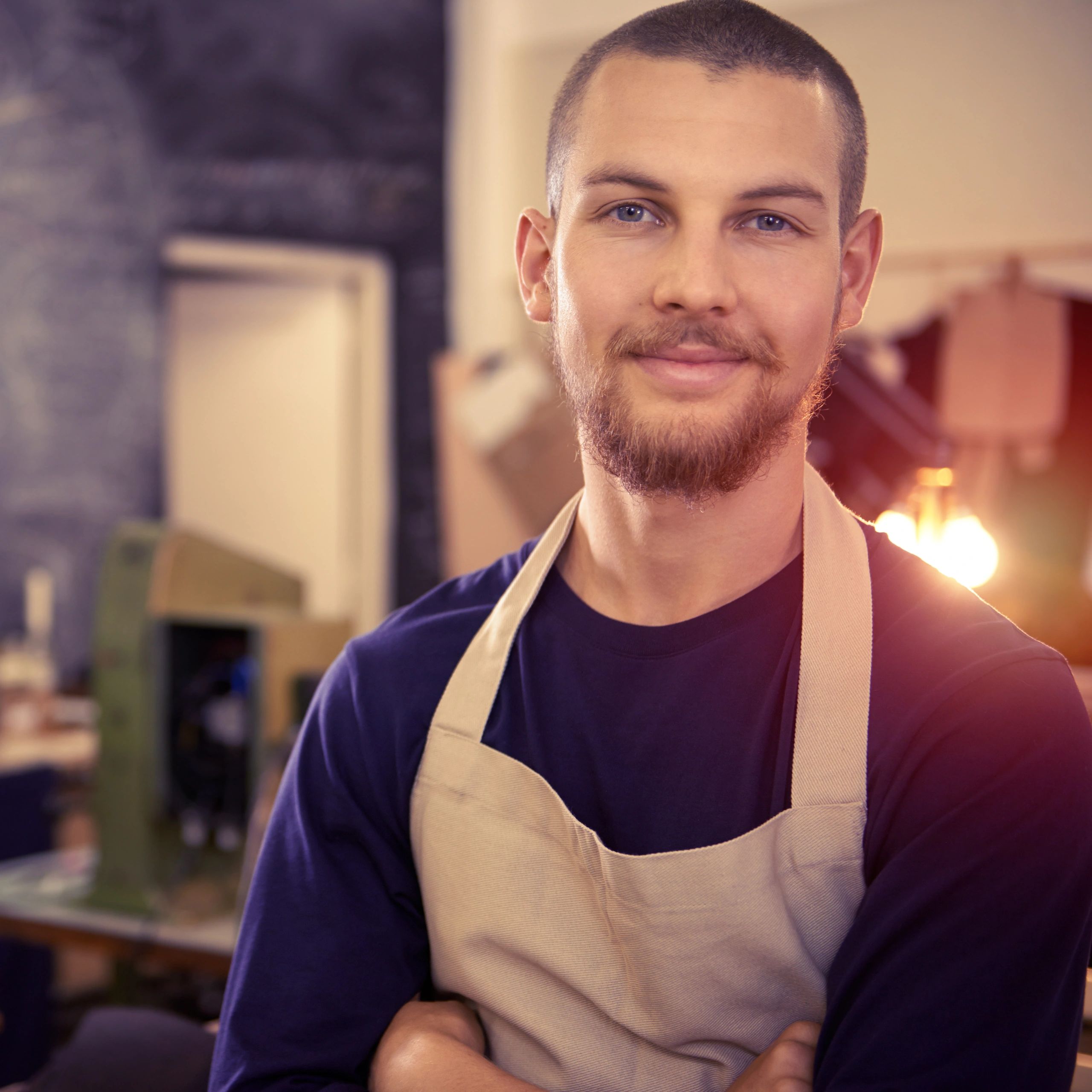 Portrait of a contractor business owner